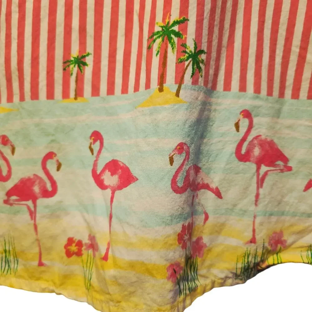 Tommy Bahama Girls' Flamingo Striped Dress - Excellent Condition